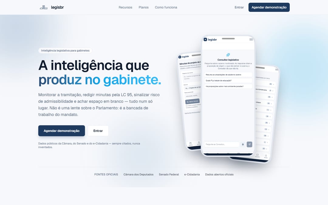 Congresso Nacional Online — inteligência legislativa